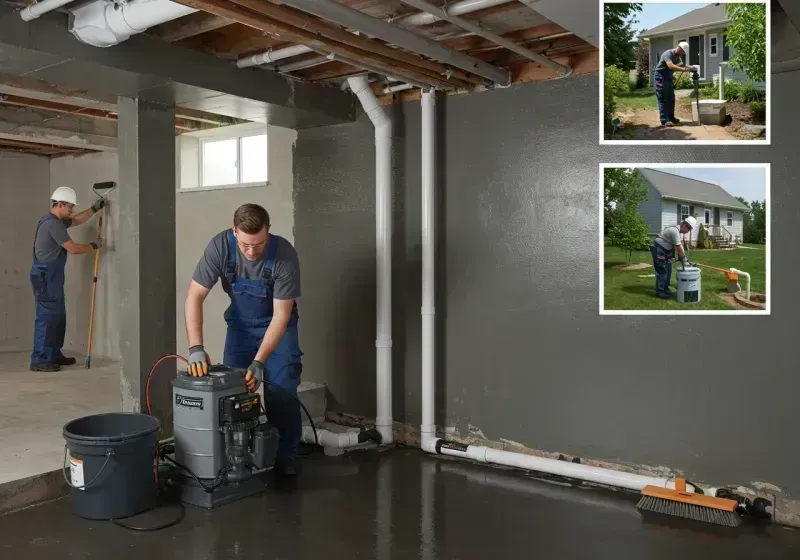 Basement Waterproofing and Flood Prevention process in Lathrop, MO